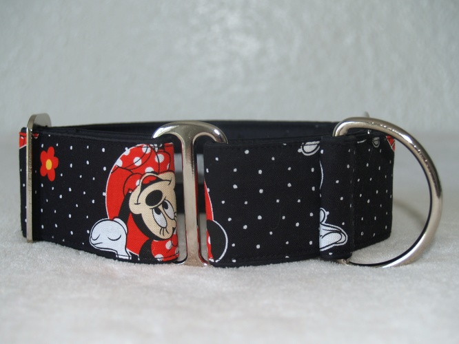 Martingal gepolstert, Modell "Minnie Mouse", Breite: 5cm, maximaler Kopfumfang: 45cm, Bestell-Nr.: CM-G5-8, Preis: 37,00€