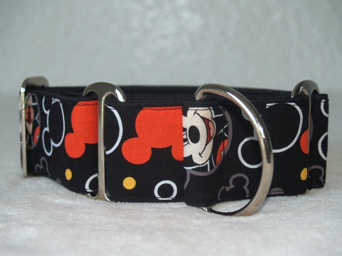 Martingal gepolstert, Modell "Mickey Mouse", Breite: 5cm, maximaler Kopfumfang: 45cm, Bestell-Nr.: CM-G5-13, Preis: 37,00€
