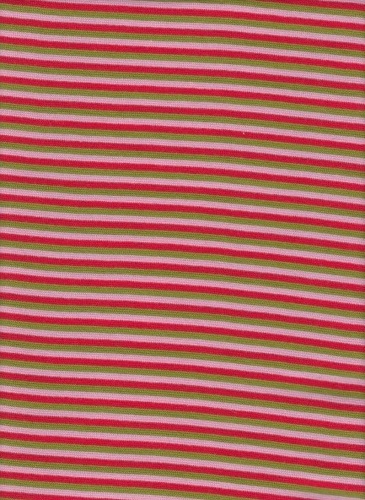 Beige/Rosa/Rot,  Breite der Streifen: 2 mm, Bündchen glatt, Material-Nummer: BG-34