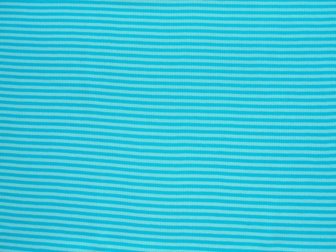 Hell-Türkis/Türkis, Breite der Streifen: 4 mm, Bündchen glatt, Material-Nummer: BG-17