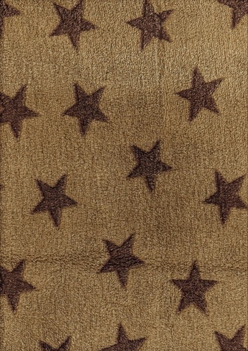 Dunkel-Beige mit großen Braunen Tupfen