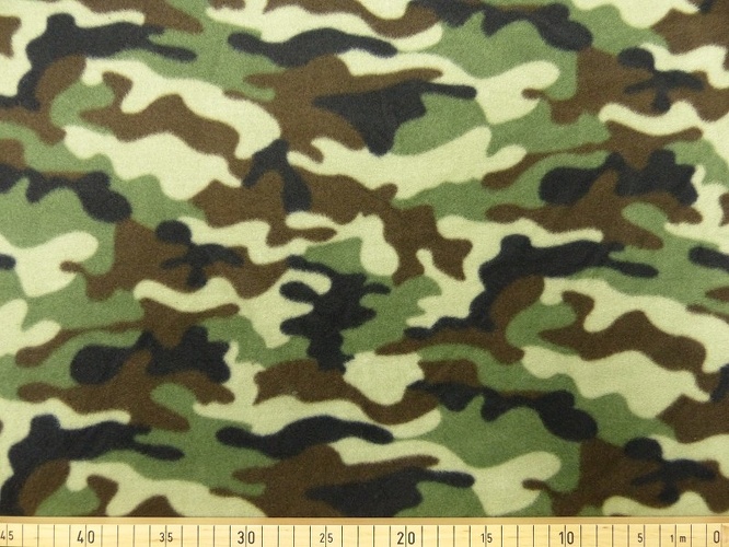 Camouflage Grün, dünnere Qualität, Material-Nummer: FG-77