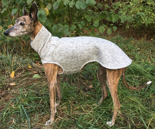 Strickfleece: Ecru-Grau Melange, Bestell-Nr.: SW-E-XS, Preis: 39,50€