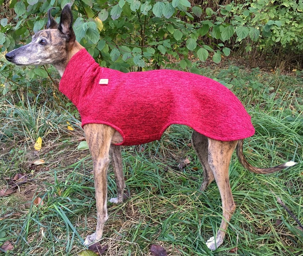 Strickfleece: Rot Melange, Bestell-Nr.: SG-R-S, Preis: 39,50€