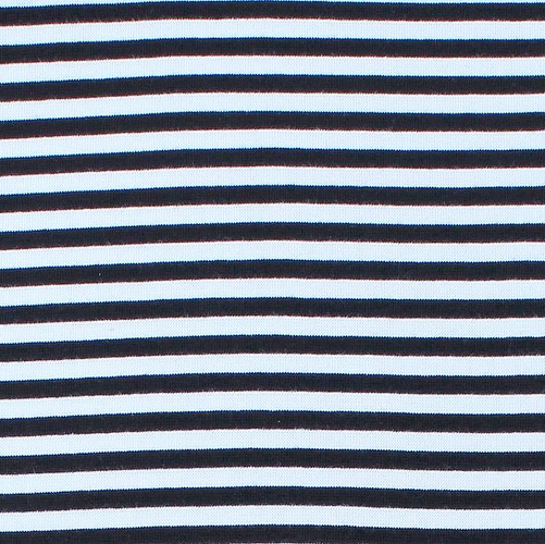 Nachtblau/Weiß, Breite der Streifen: 5 mm, Bündchen glatt, Material-Nummer: BG-51