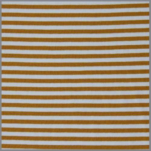 Senf-Gelb/Weiß, Breite der Streifen: 5 mm, Bündchen glatt, Material-Nummer: BG-57