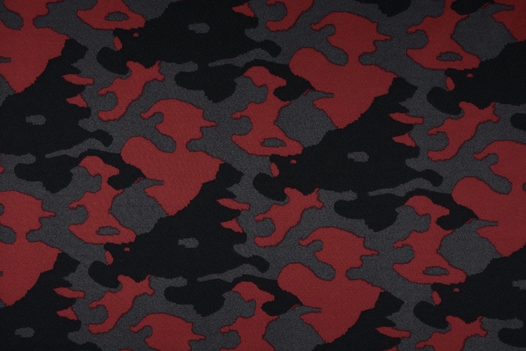  SWEATSHIRT, Camouflage Dunkel-Rot, 50% Baumwolle, 50% Polyester, Material-Nummer: SW-31