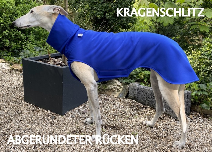Nano-Softshell: Royal-Blau, Einschlitzung Kragen, Bestell-Nr.: SGR/S-RBL-L/XL, Preis: 77,75€