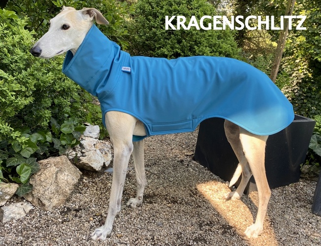 Nano-Softshell: TÜRKIS, Einschlitzung Kragen, Bestell-Nr.: SGR/S-TÜ-M/L, Preis: 75,75€