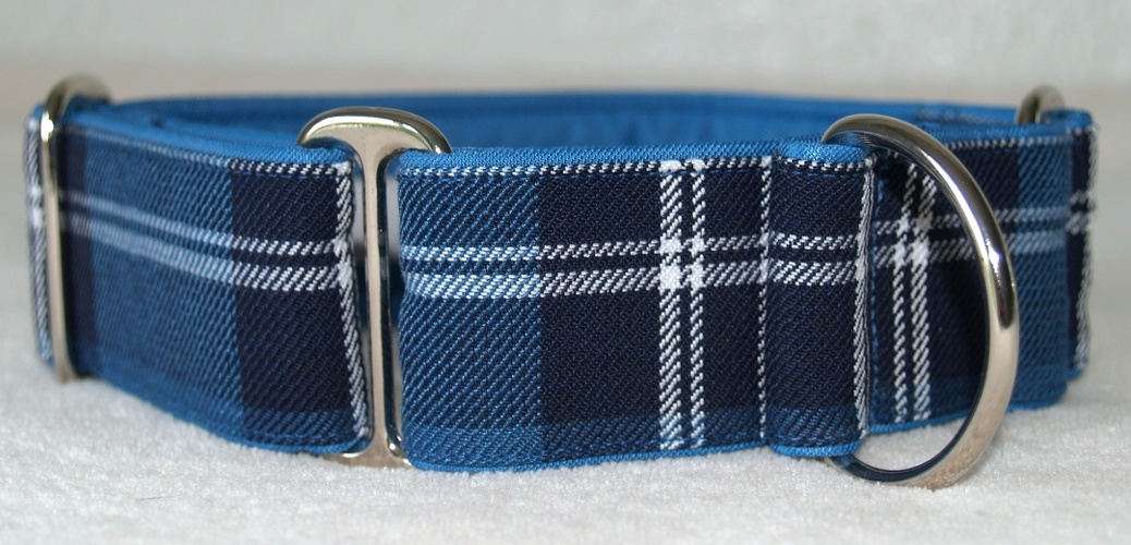 Martingal gepolstert, Modell "Tartan-St. Andrew Earl of", Breite: 4cm, maximaler Kopfumfang: 45cm, Bestell-Nr.: SM-G4-21 Preis: 34,50€