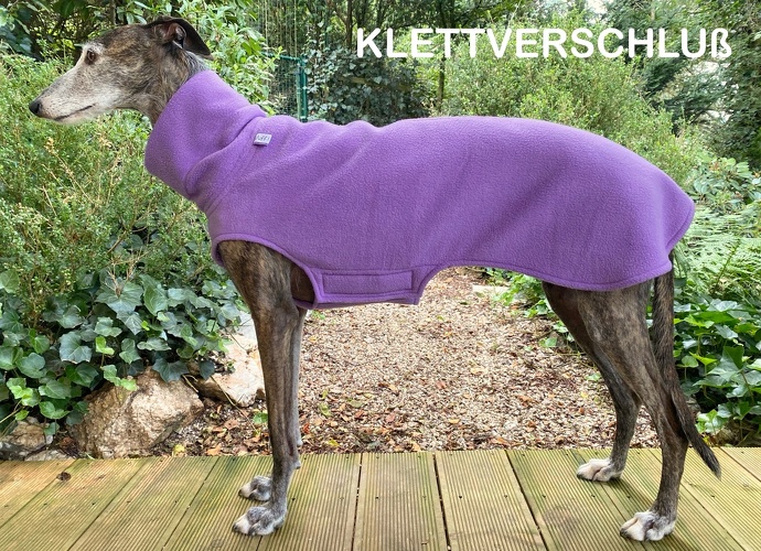 MIT EINSEITIGEM KLETT, Fleece: Lavendel, Bestell-Nr.: PW-LA-XS-K, Preis: 43,50€