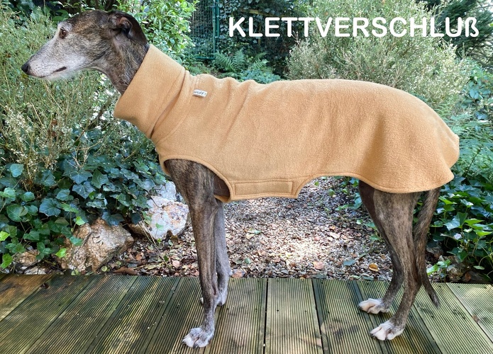 MIT EINSEITIGEM KLETT, Fleece: Camel, Bestell-Nr.: PW-CA-L-K, Preis: 43,50€
