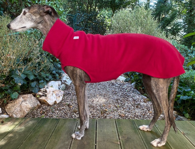 Fleece: Dunkelrot, Bestell-Nr.: PW-DR-M, Preis: 37,00€