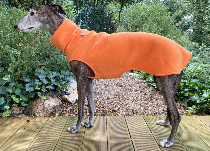 Fleece: Hellorange, Bestell-Nr.: PW-HO-S, Preis: 37,00€