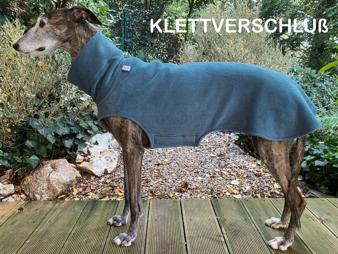 MIT EINSEITIGEM KLETT, Fleece: Eisblau, Bestell-Nr.: PW-EBL-L-K, Preis: 43,50€