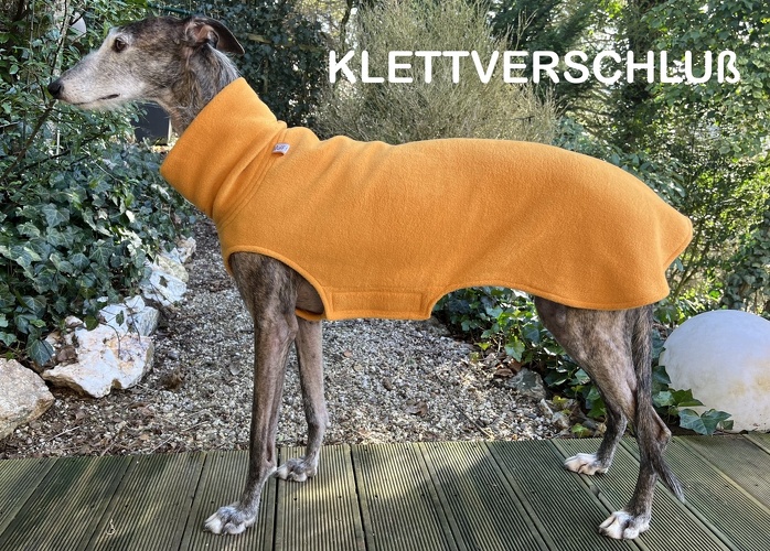 MIT EINSEITIGEM KLETT, Fleece: Honig, Bestell-Nr.: PG-HON-S-K, Preis: 46,00€