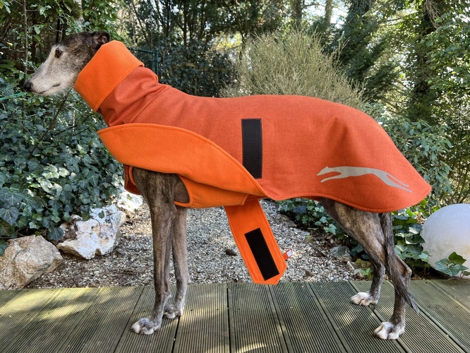 Mantel + Body in Fleece Orange, Bestellnummer: RG/B-OM-M, Preis: 104,50€