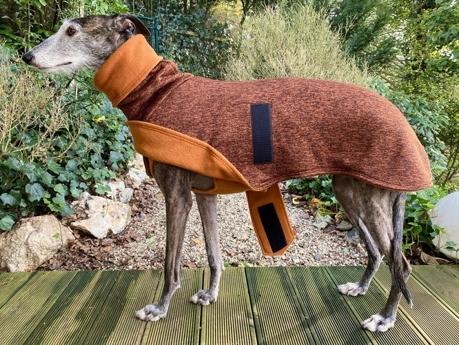 Mantel + Body in Fleece Cognac, Bestellnummer: SMG-COG-M-B, Preis: 97,50€