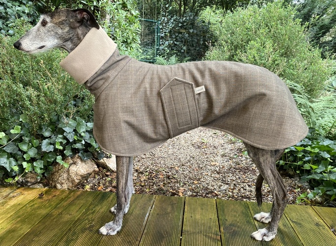 Außen: Glencheck Sand, Innen: Fleece Sand, Bestellnummer: RG-GLE/SA-L, Preis: 81,00€