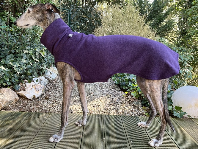 Fleece: Dunkellila, Bestell-Nr.: PW-DL-S, Preis: 37,00€