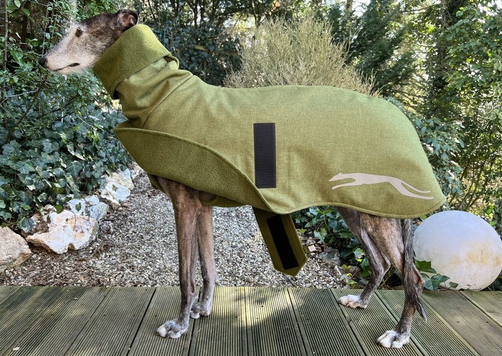 Mantel + Body in Fleece Dunkel-Moosgrün , Bestellnummer: RG/B-DMGR-XL, Preis: 110,50€
