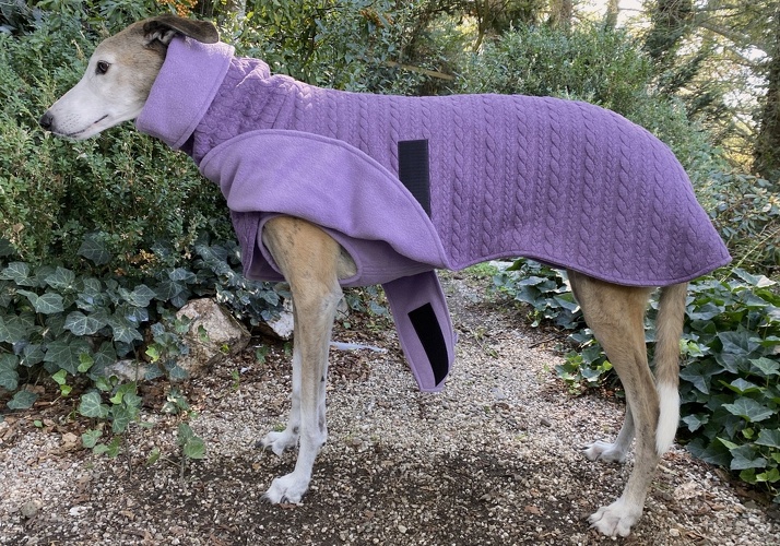 Mantel + Body in Fleece Flieder, Bestellnummer: ZMG-FLM-S-B, Preis: 94,50€
