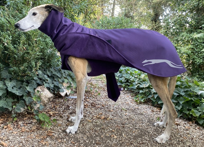 Mantel + Body in Fleece Dunkellila, Bestellnummer: RG/B-DL-M/L, Preis: 104,50€