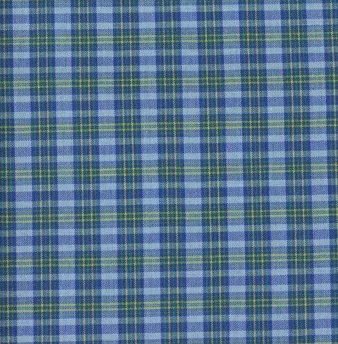 Blau kariert