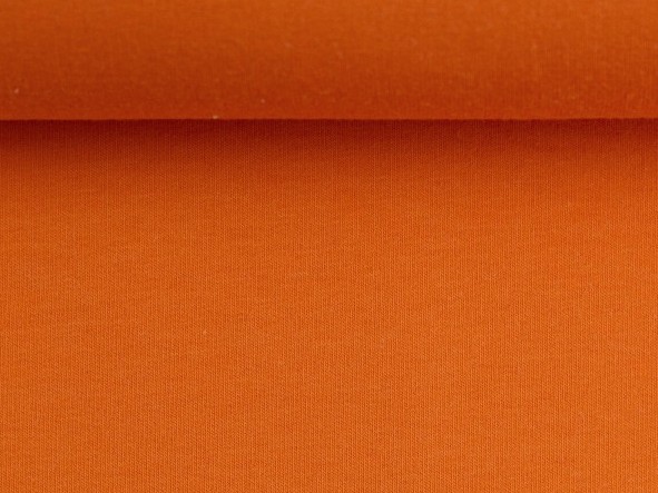 FRENCH-TERRY, Orange, 97% Baumwolle, 3% Elasten, Material-Nummer: SW-18