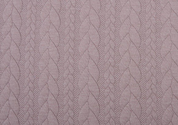 Zopf-Strick Zart-Rosa , Material-Nummer: ZS-11