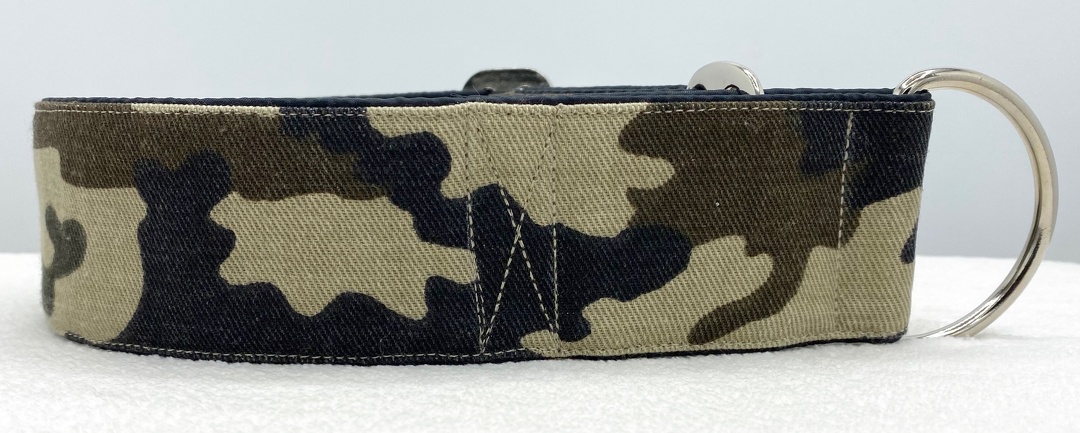 Martingal-Zugstopp gepolstert, Modell "Jeans-Camouflage", Breite: 5cm, Bestell-Nr.: MZ-BE 53, Preis: 32,00€